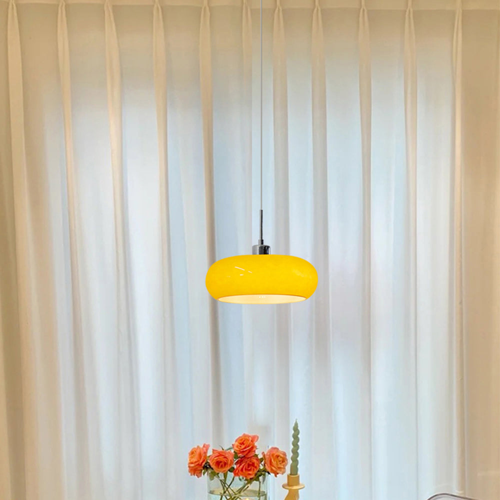 Siopsrl| Hailie | Pendant Light Orange/White 28 cm Glass