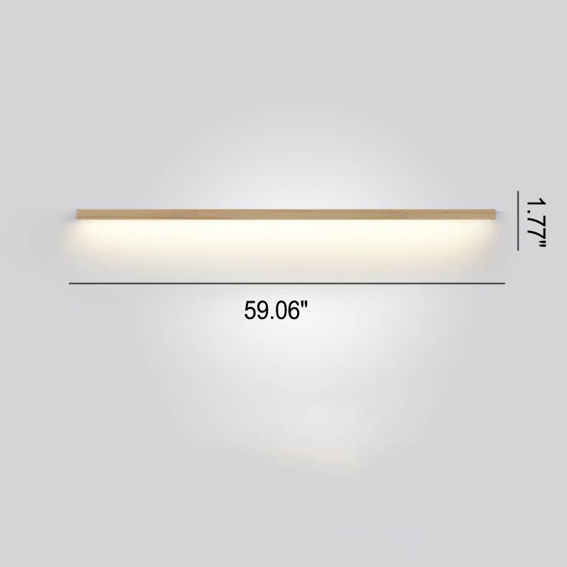 Siopsrl| ZenBeam Japanese LED Wall Light | Solid Wood Design | Modern Accent Lighting