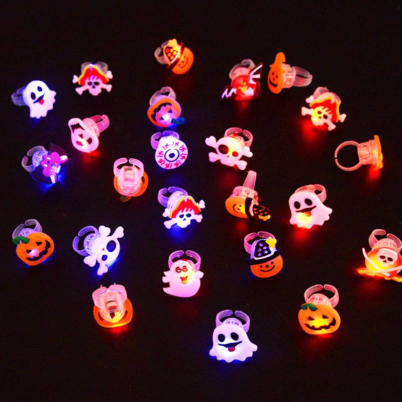 Siopsrl| Luminous Halloween Rings & Brooches