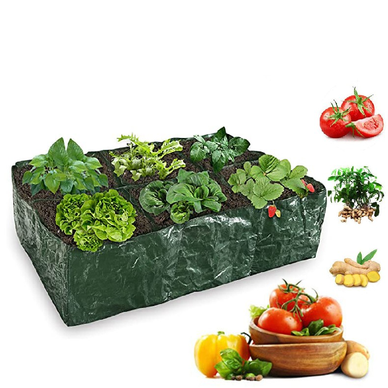 Siopsrl| Planting bag with multiple compartments – Robust garden storage for plants and herbs