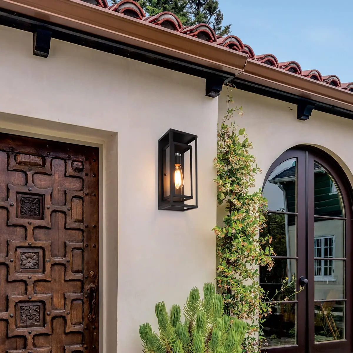 Siopsrl| LuxaSconce | Wall light made of glass for outdoor use