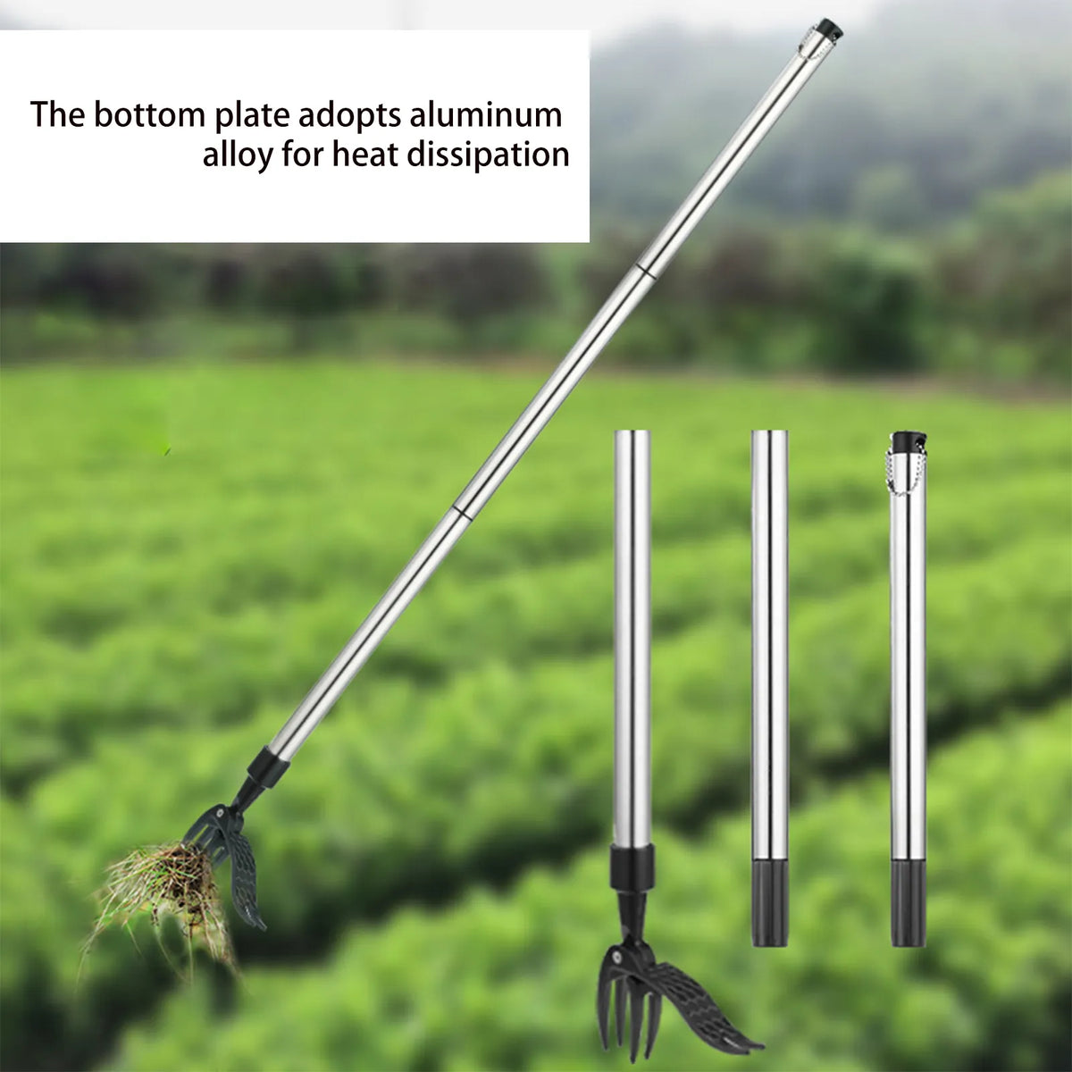 Siopsrl| Weed Puller without Bending – Root Remover with Scoop Clip for the Garden