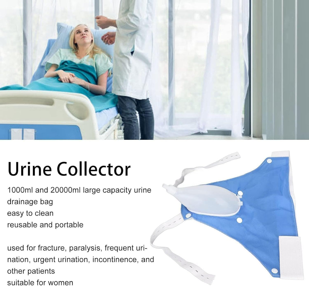 Siopsrl| Medical grade portable reusable urine drainage bag