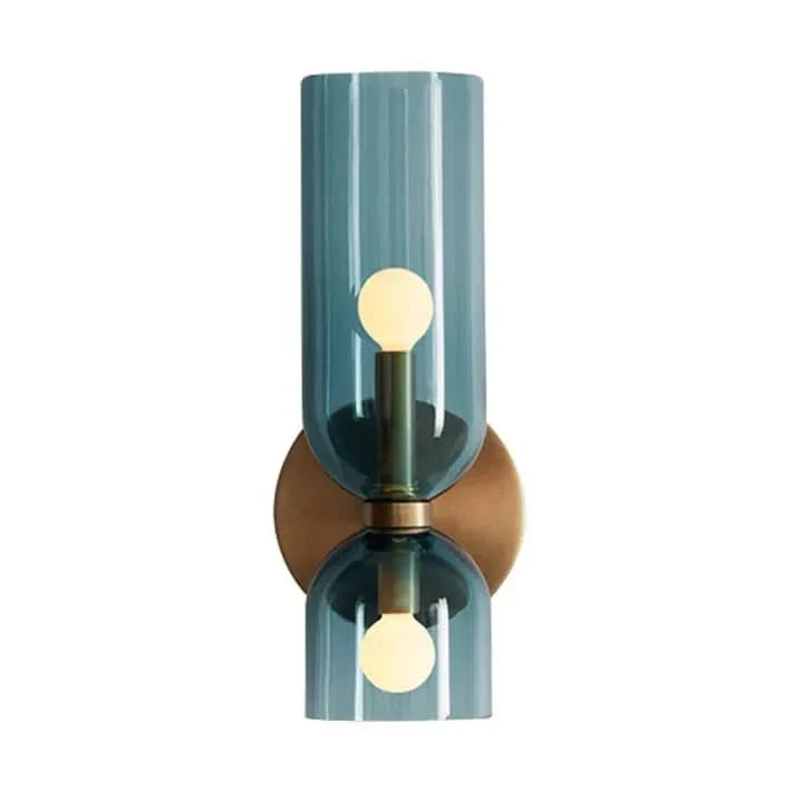 Siopsrl| Modern Double Glass Wall Light Fixture