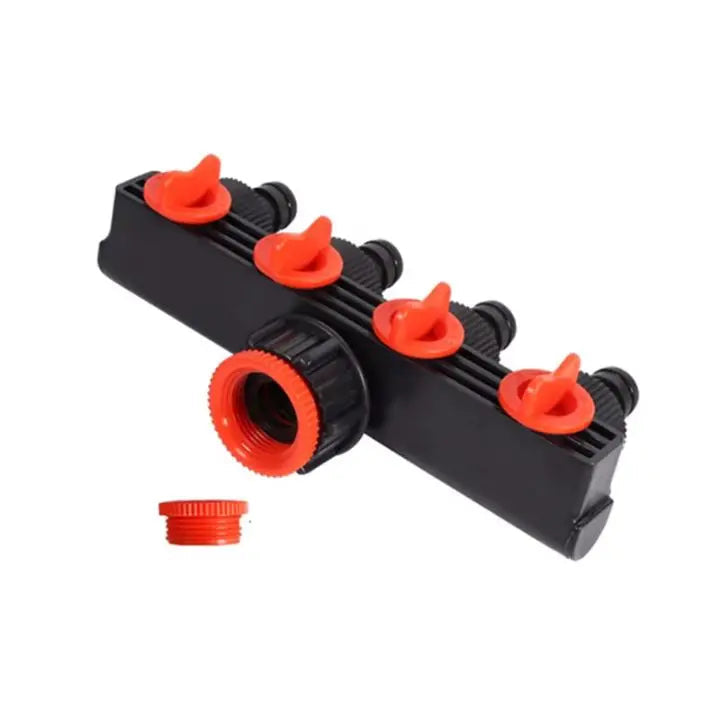 Siopsrl| 4-Way Garden Hose Connector – Efficient Watering for Your Garden