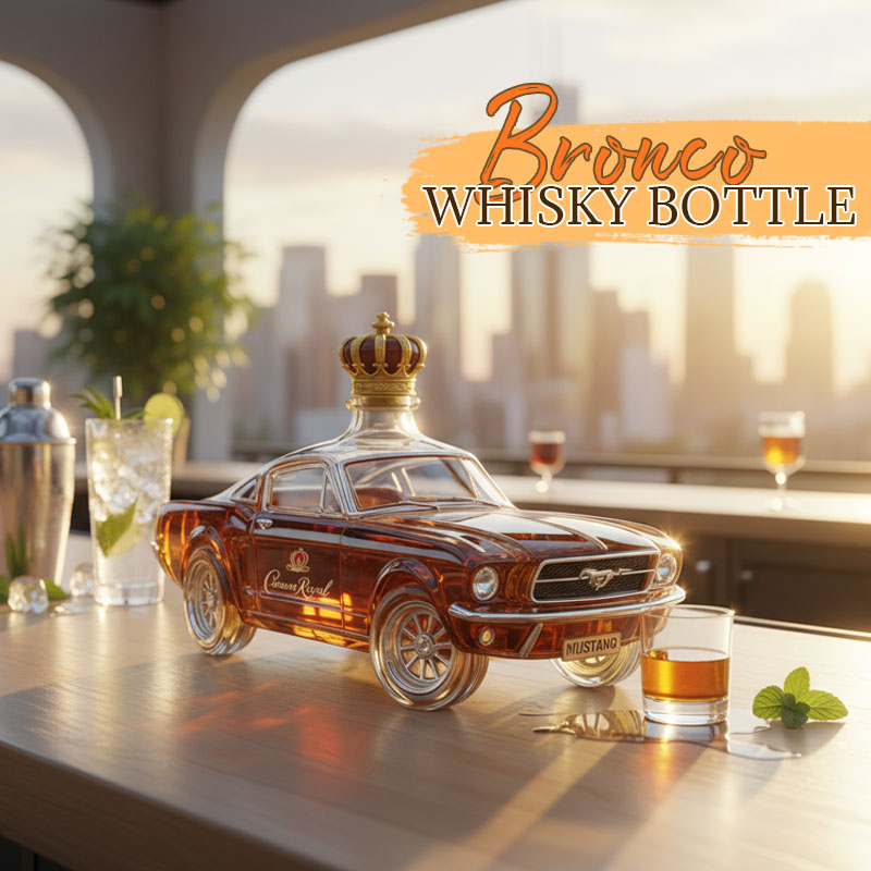 Mustang Whisky Bottle