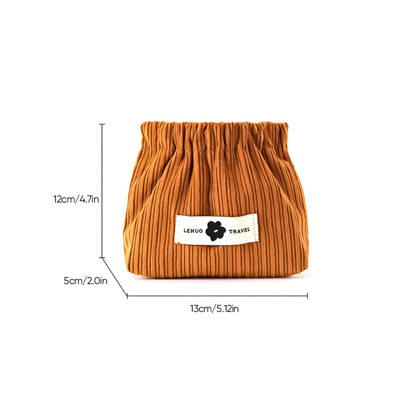 Siopsrl| Corduroy Elastic Hair Tie Organizer