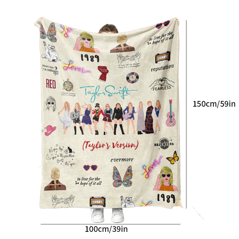 Siopsrl| Swiftmas Nap blanket for Home Office travel