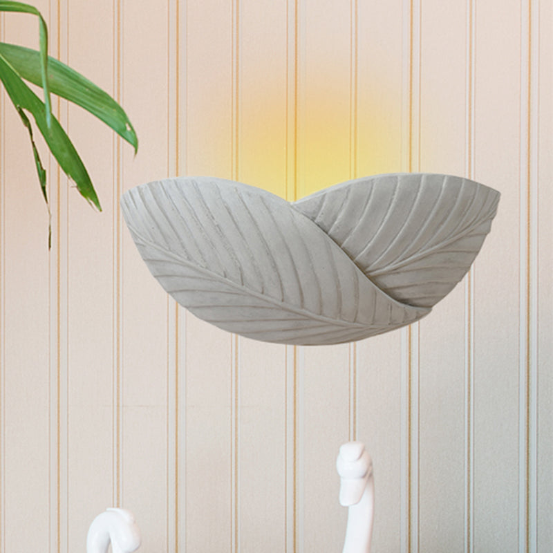 Siopsrl| Cement Bowl/Cylinder Shade Wall Lighting Modern Style 1 Light Bathroom Wall Light Fixture in Gray
