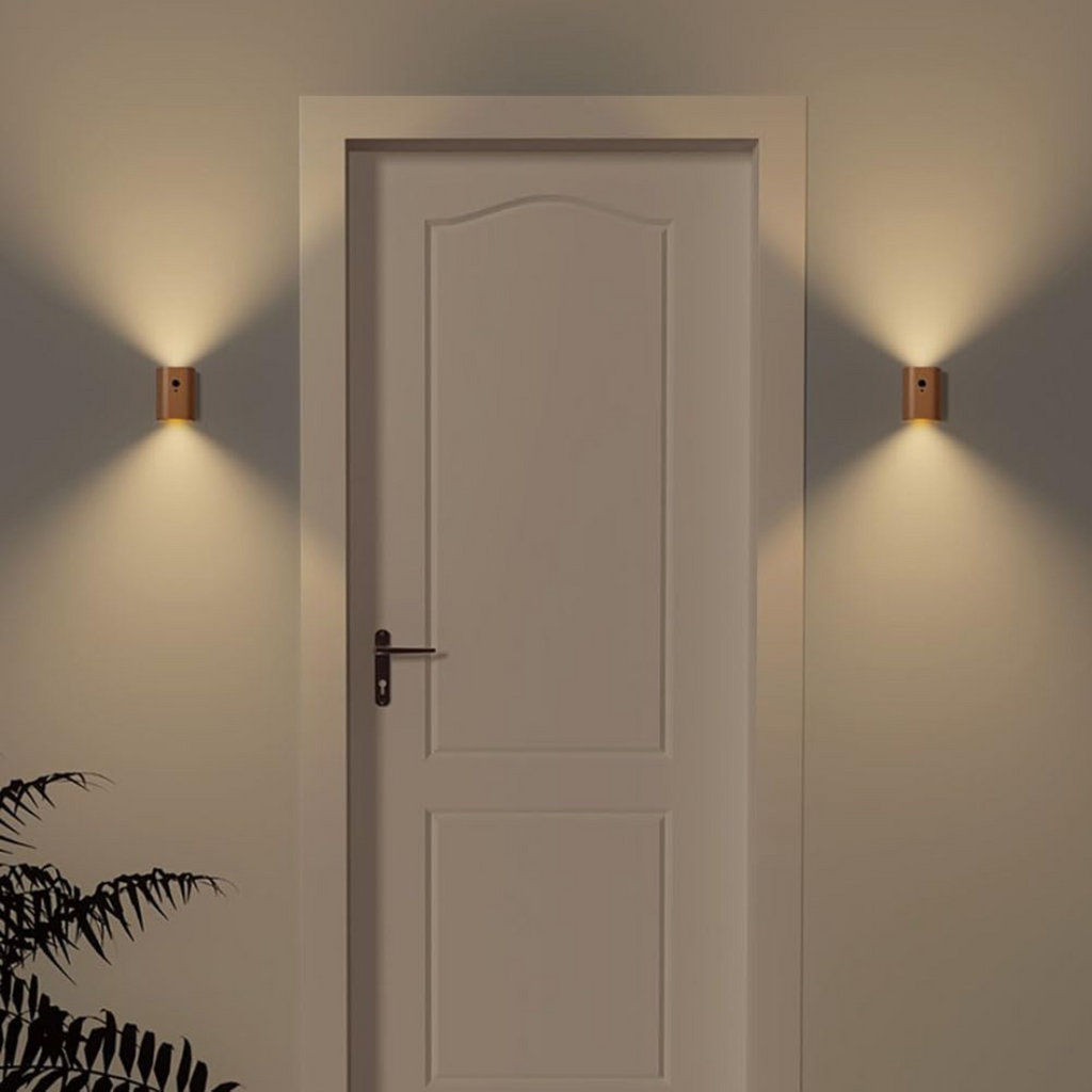 Siopsrl| Rechargeable LED Wall Light with Motion Sensor – Warm White
