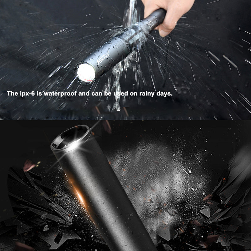 siopsrl | Baseball Bat Shaped LED Flashlight | Aluminum Alloy, 3 Lighting Modes | Emergency & Utility Use