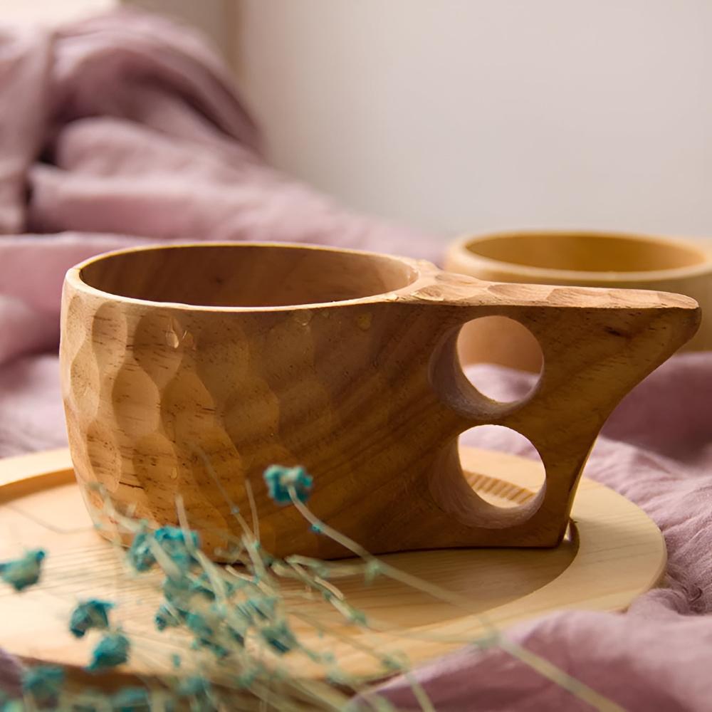 Siopsrl| Rubberwood Artisan Mug Collection