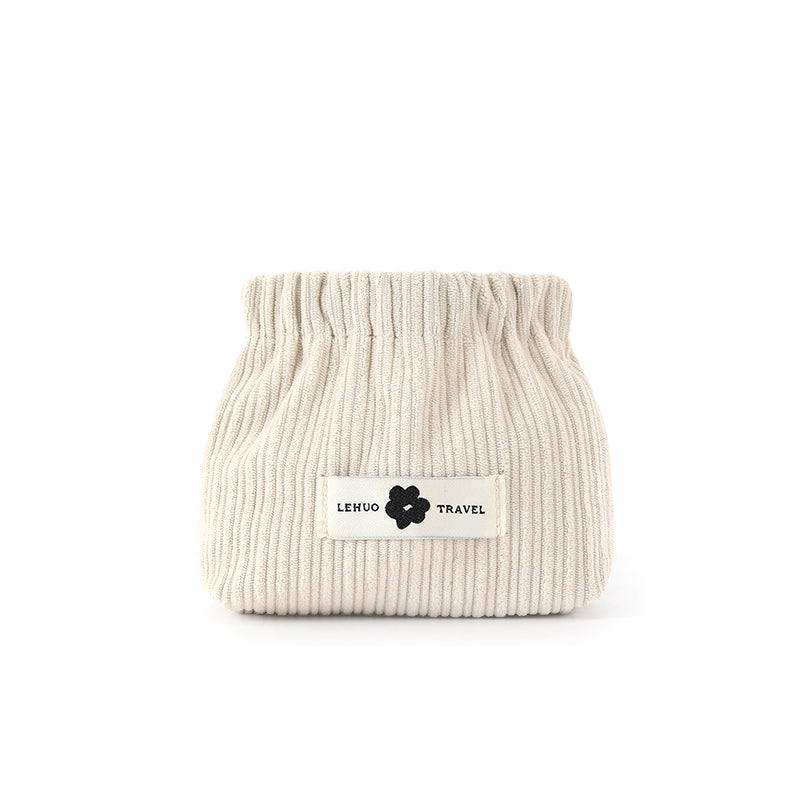 Siopsrl| Corduroy Elastic Hair Tie Organizer