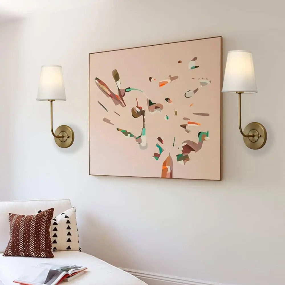 Siopsrl| LoomGlow – Modern Wall Lamp Featuring Woven Metal and Soft Fabric