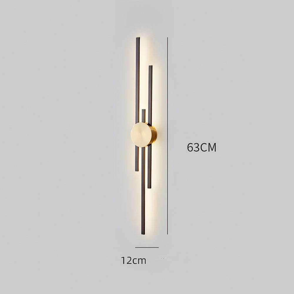 Siopsrl| Wall Light Modern LED Iron Vertical Fixture
