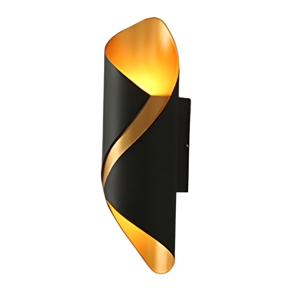 Siopsrl| Wall light modern black aluminium outdoor sconce