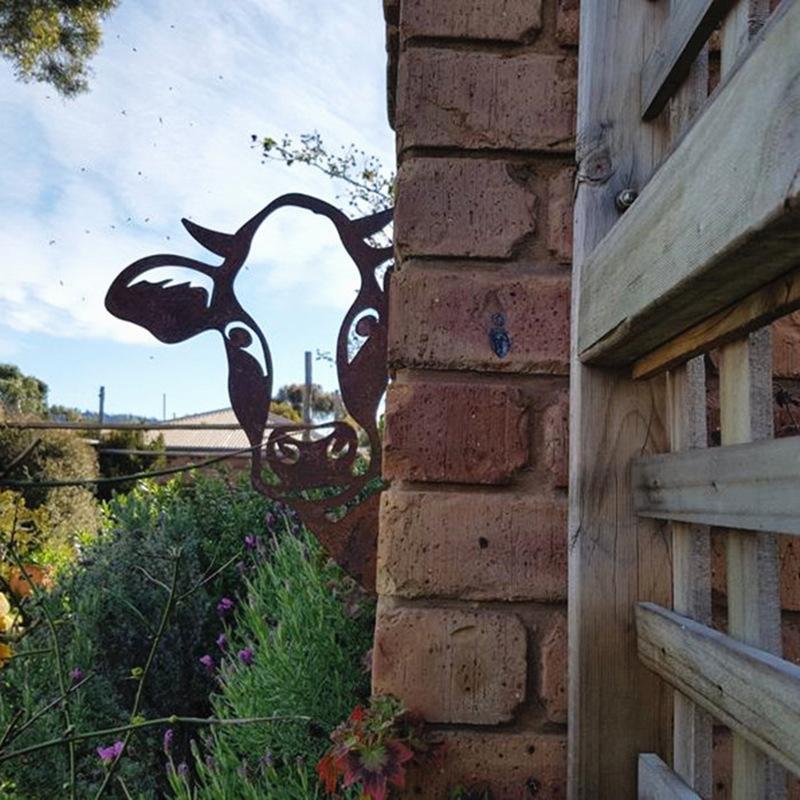 Outdoor Garden Farm Peeping Goat Metal Artwork Indoor Decoration | Siopsrl