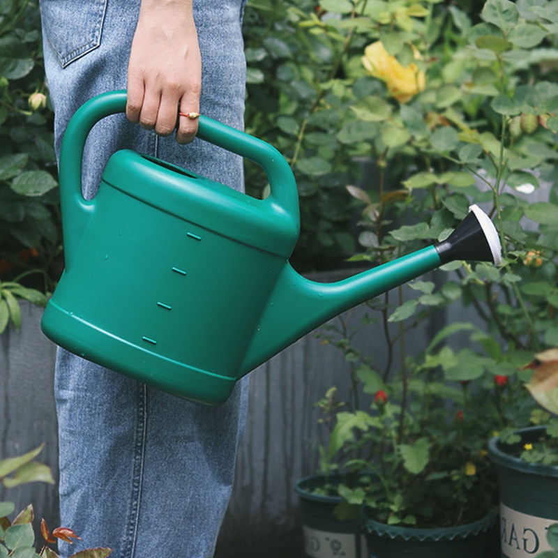 Siopsrl| Large-volume watering can with long spout – plastic for garden care