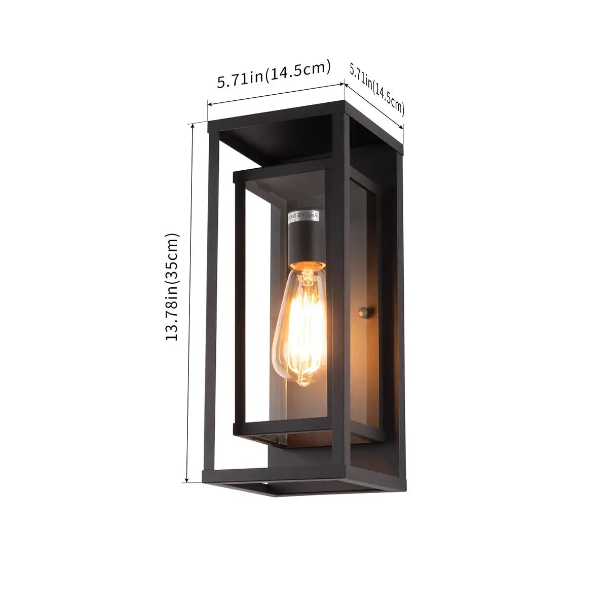 Siopsrl| LuxaSconce | Wall light made of glass for outdoor use