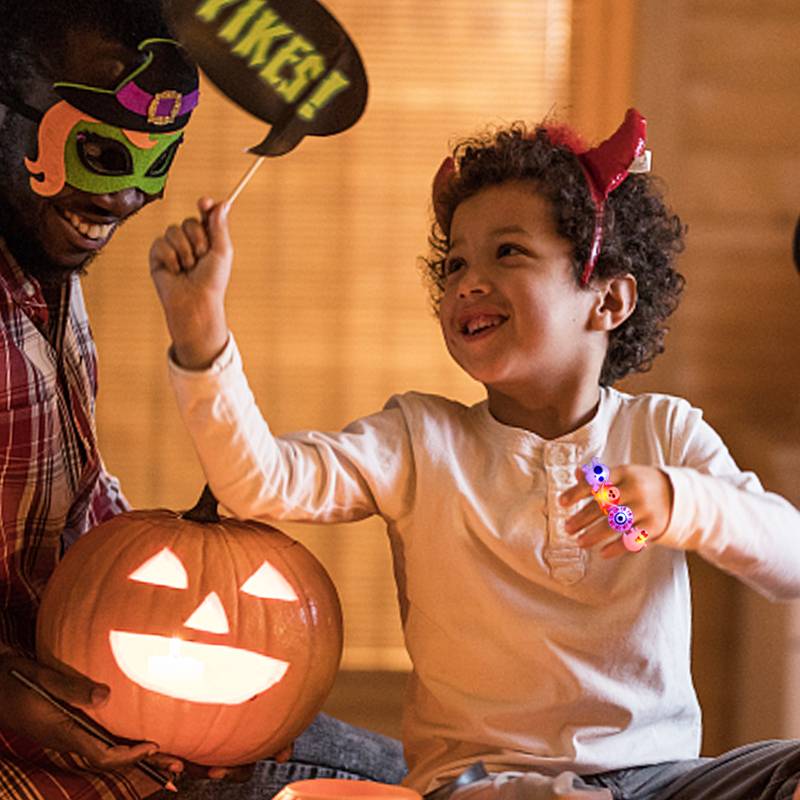Siopsrl| Luminous Halloween Rings & Brooches
