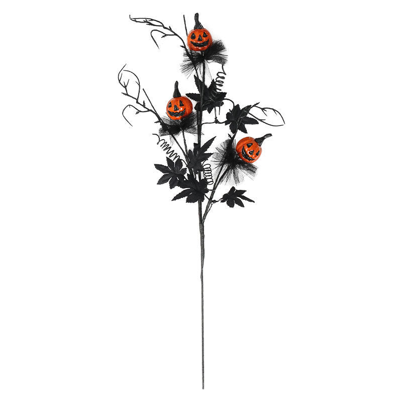 Siopsrl| Halloween Decoration – Black Pumpkin Branch Ornament
