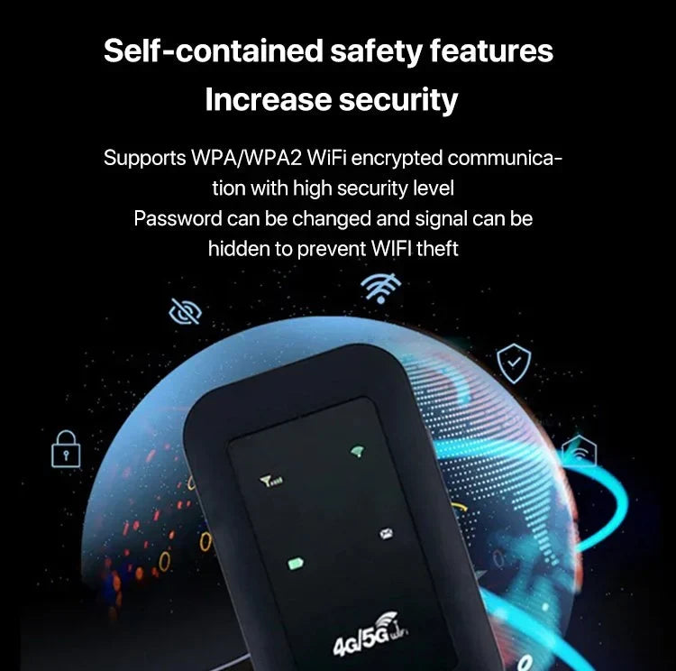 siopsrl | Portable 5G WiFi Router – High-Speed Mobile Wireless Internet Hotspot