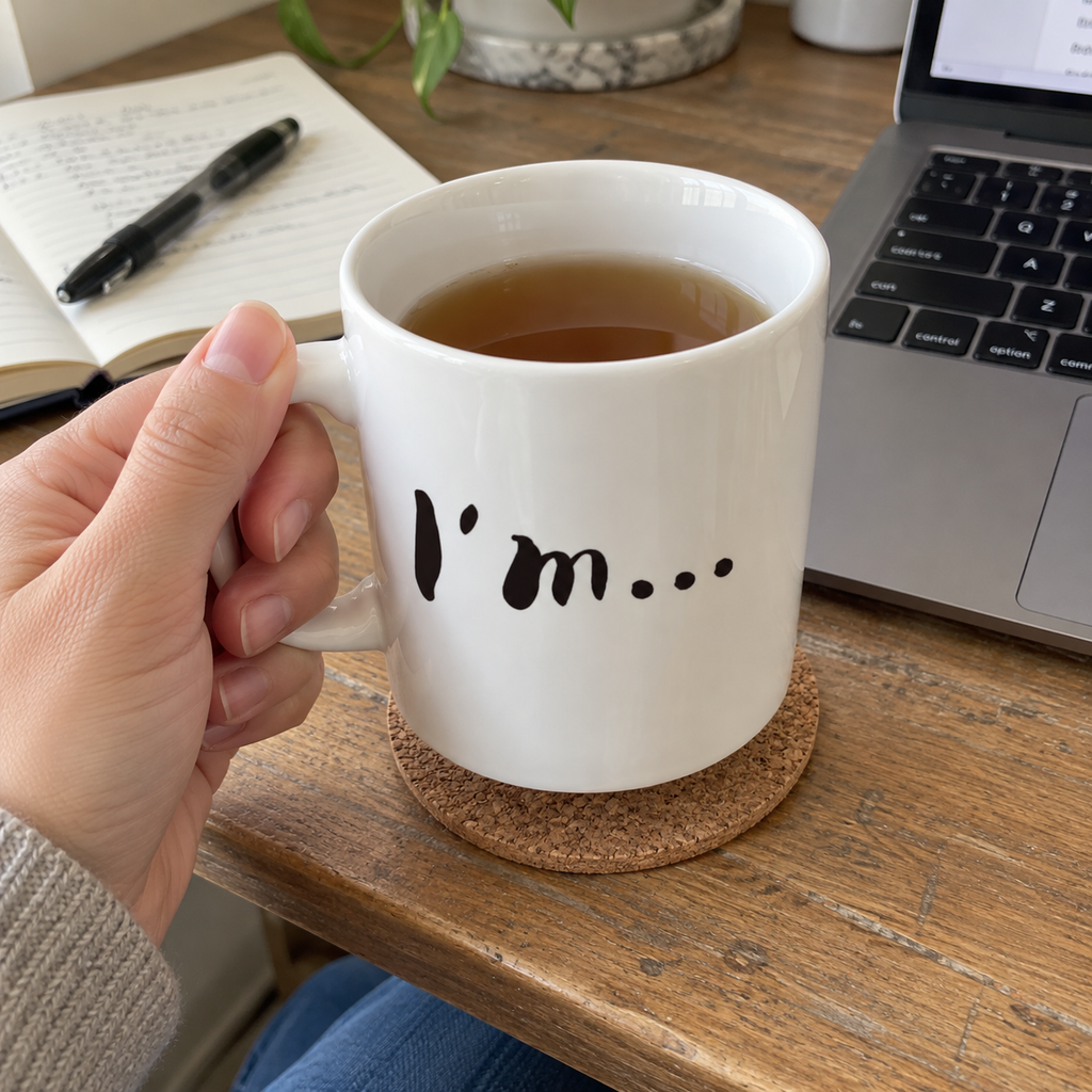 Hidden Nose Ceramic Mug