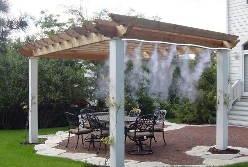 Siopsrl| Spray irrigation system – Water hose with spray nozzles for refreshing cooling in the garden