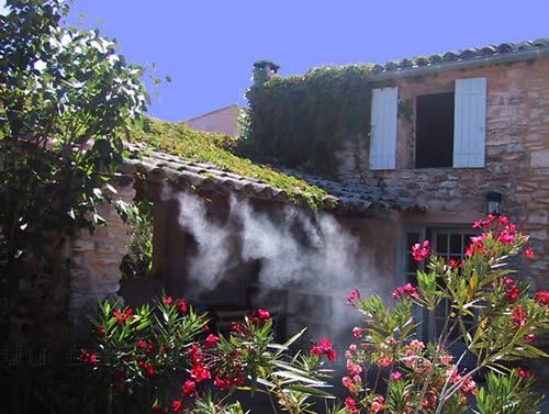 Siopsrl| Spray irrigation system – Water hose with spray nozzles for refreshing cooling in the garden
