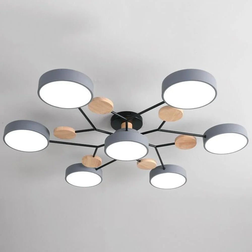 Siopsrl| Ceiling Light Modern LED Flush Mount Chandelier
