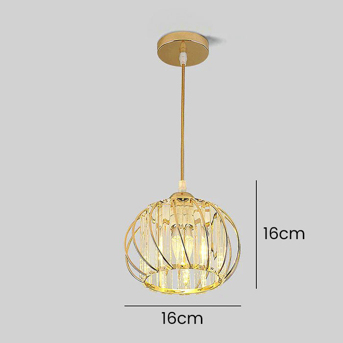Siopsrl| Pendant Light Black Glass Globe Ceiling Fixture