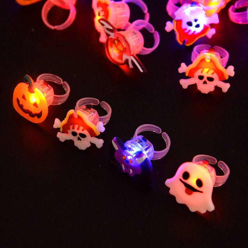 Siopsrl| Luminous Halloween Rings & Brooches