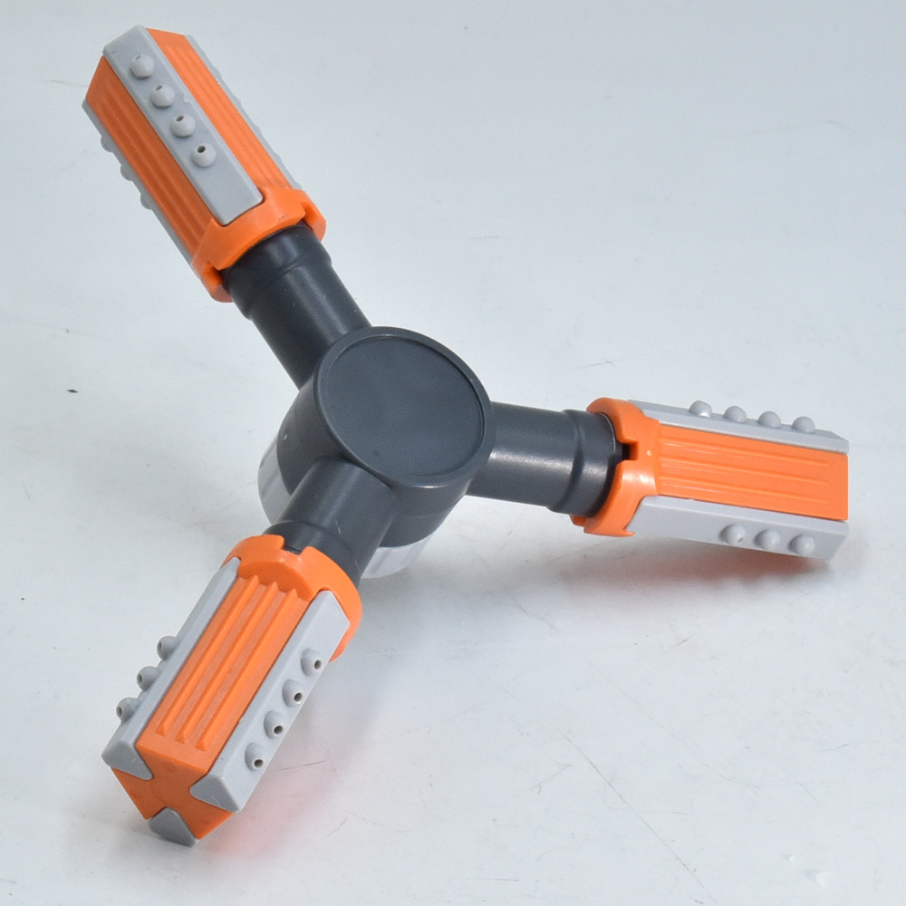 Siopsrl| Rotatable Garden Sprinkler with 3 Nozzles – Efficient Watering Sprinkler for Lawns and Gardens