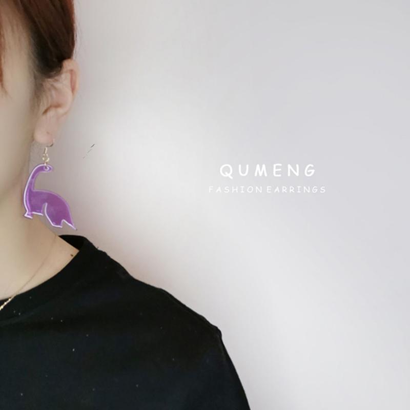 Siopsrl| Acrylic Small Dinosaur Earrings
