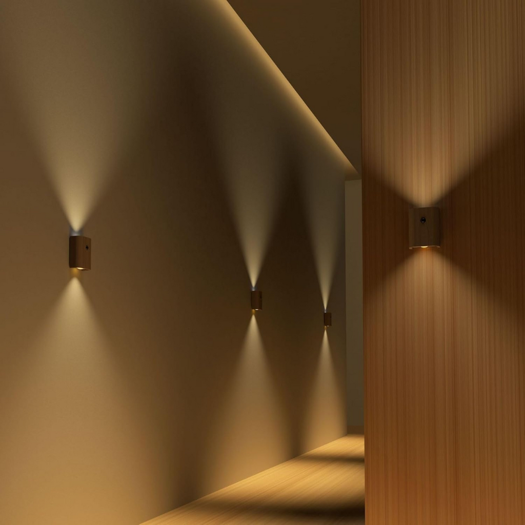 Siopsrl| Rechargeable LED Wall Light with Motion Sensor – Warm White