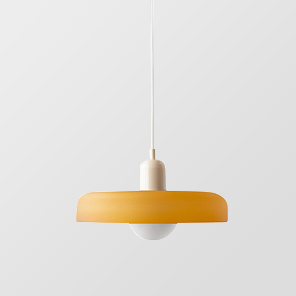 Siopsrl| Coloured Glass Pendant Light – Elegant Bauhaus-Style Hanging Lamp for Living Room & Dining Area