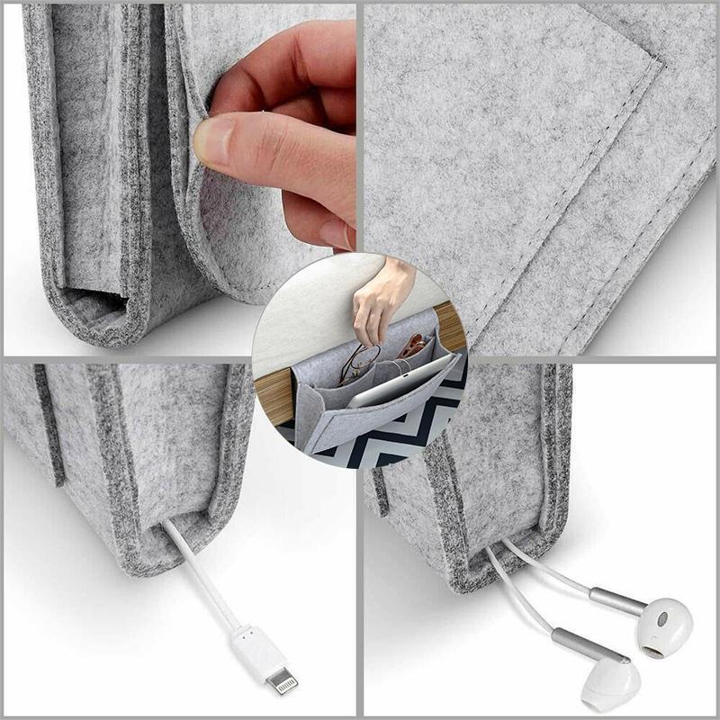 Siopsrl| Sofa Bedside Felt Storage Bag