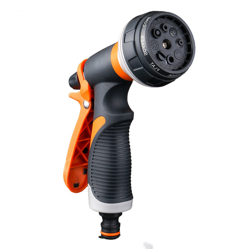 Siopsrl| Multi-functional garden spray nozzle with 9 spray patterns – Ergonomic spray nozzle for garden irrigation