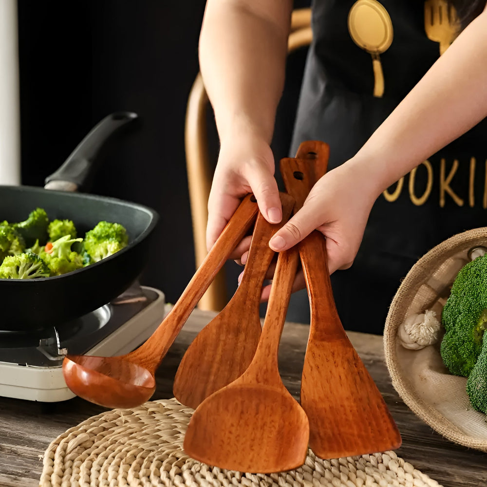 Siopsrl| Wooden Kitchen Utensils