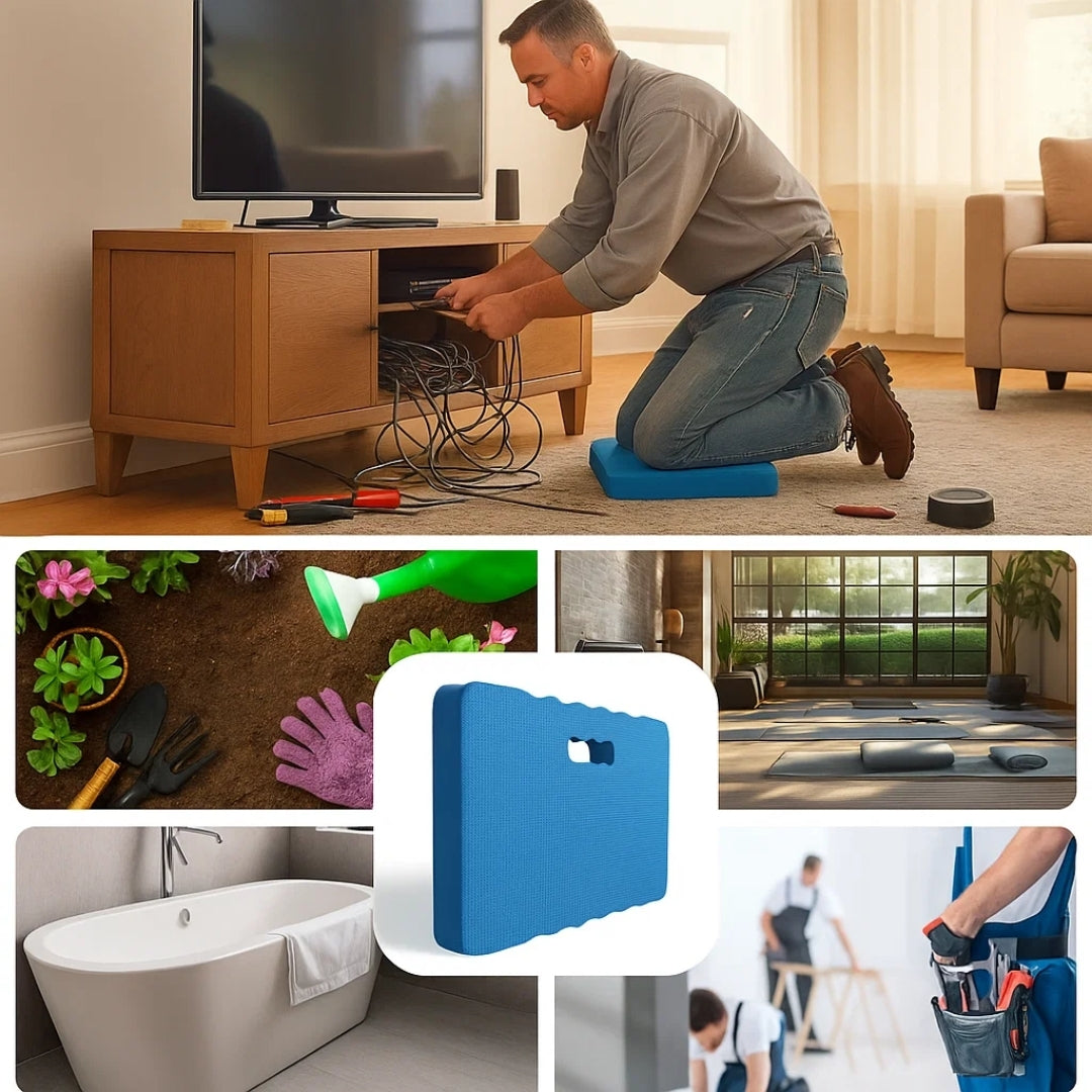 Knee Pain Relief – Thick Foam Support – Protects Joints – All-Day Comfort for Gardening, DIY & Cleaning Siopsrl