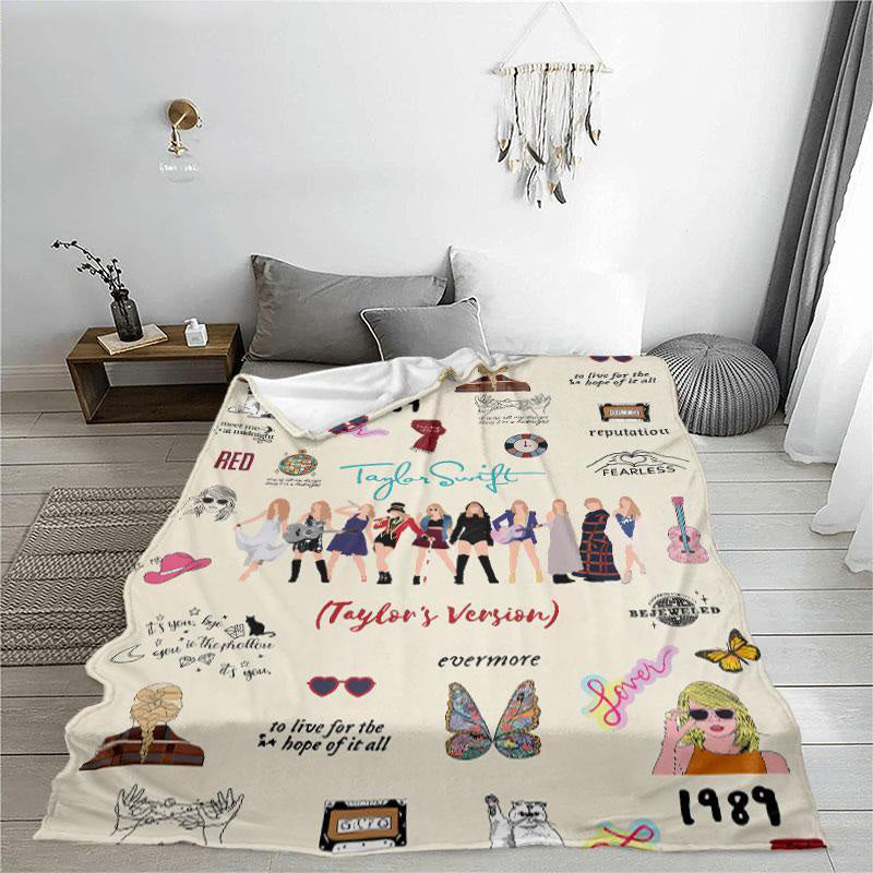 Siopsrl| Swiftmas Nap blanket for Home Office travel