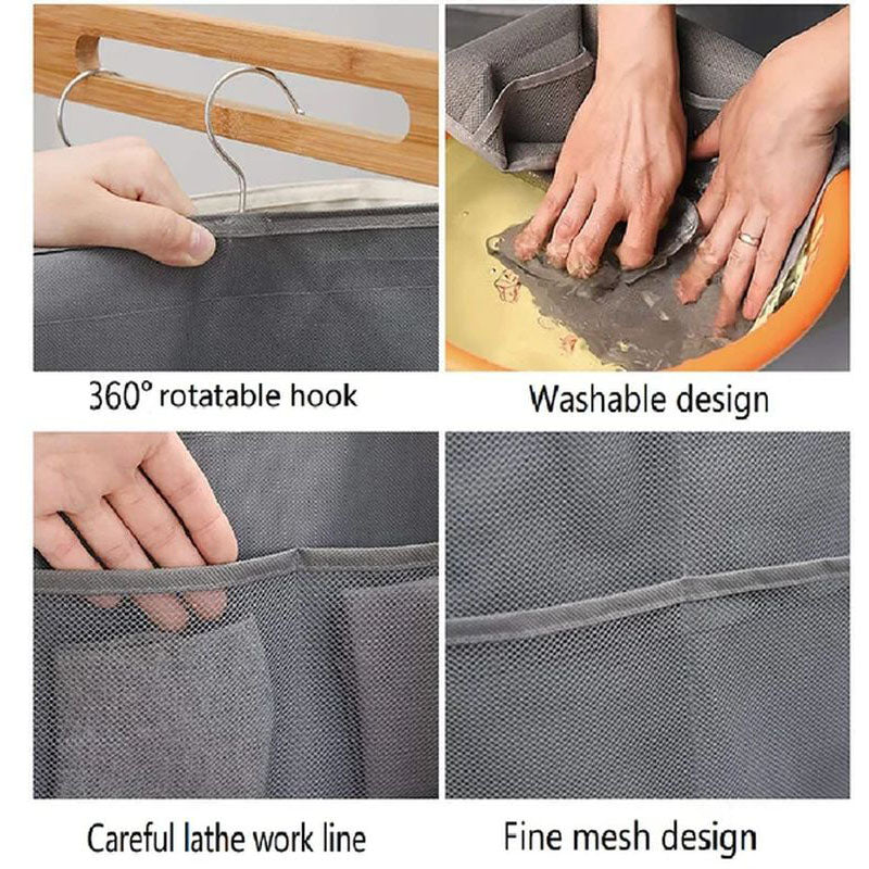 Siopsrl| Dual Sided Wall Shelf Wardrobe Storage Bags