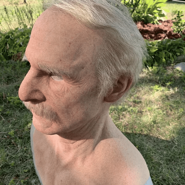 Siopsrl| MaskEnigma Holloween Realistic Elderly Disguise
