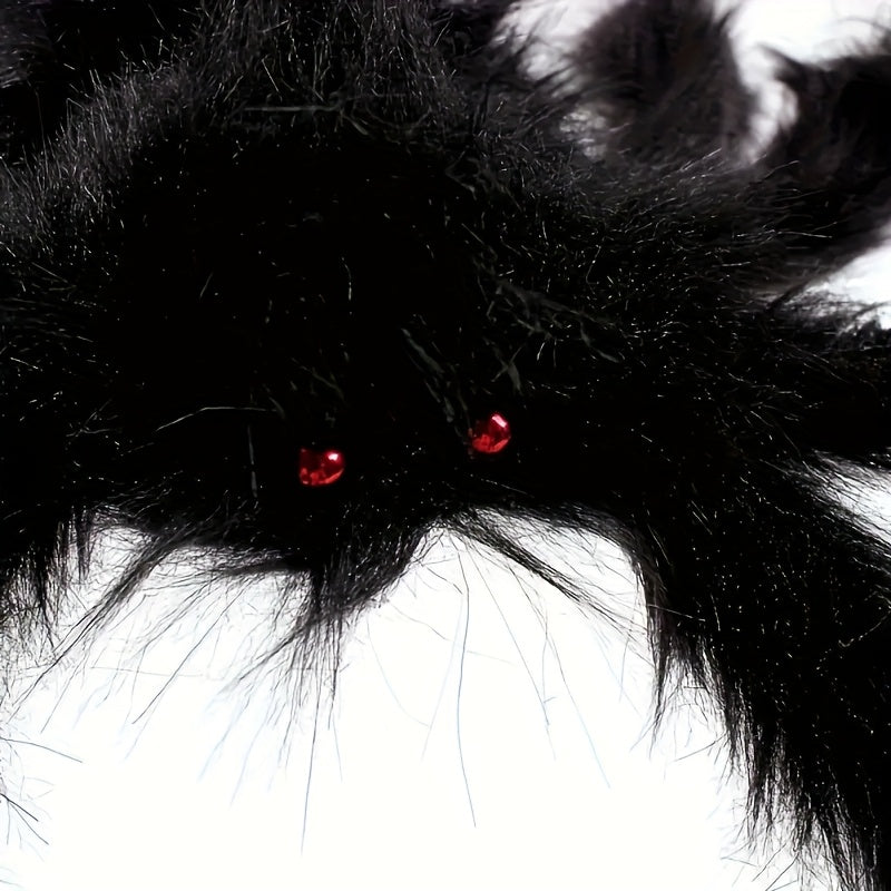 Siopsrl| WebCreeper Halloween Decoration Set – 2 Giant Spiders 50cm with Stretchy Spider Web