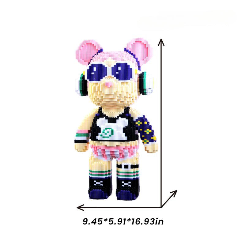 Siopsrl| DIY Pixel Art Block Bear Figures – Creative Building & Collectible Display