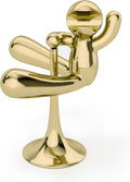 Flying Bird Bottle Opener, Sculptural Bar Accessory, Chrome