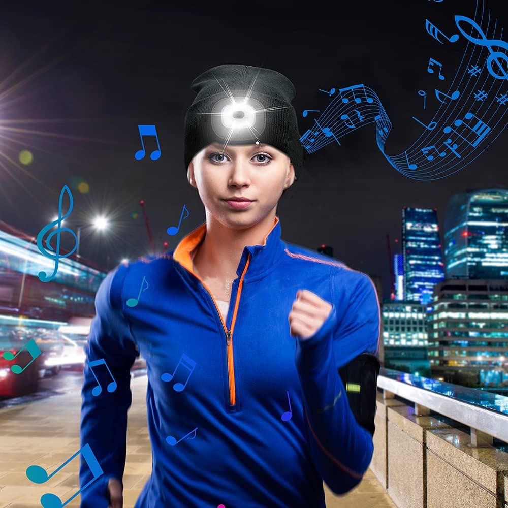 siopsrl | Bluetooth Beanie Hat Light Wireless Headphones
