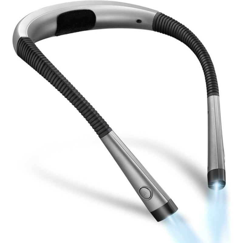 siopsrl | LED Neck Reading Lamp, Book Light for Reading in Bed, 3 Colors, 6 Brightness Levels, Flexible Arm, Rechargeable, Durable, Perfect for Reading, Knitting, Camping, Repairing