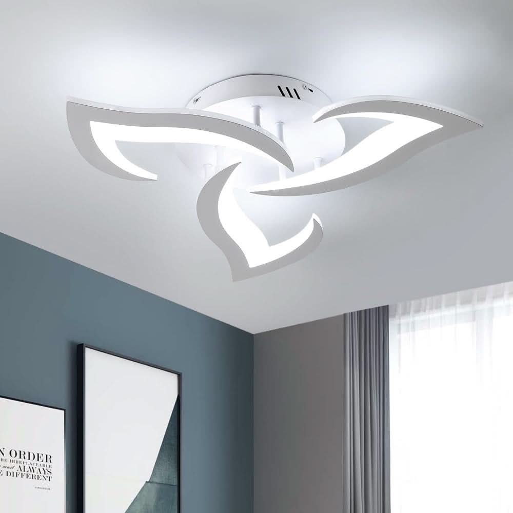 Siopsrl| Modern Flower-Shaped LED Ceiling Light for Home Décor