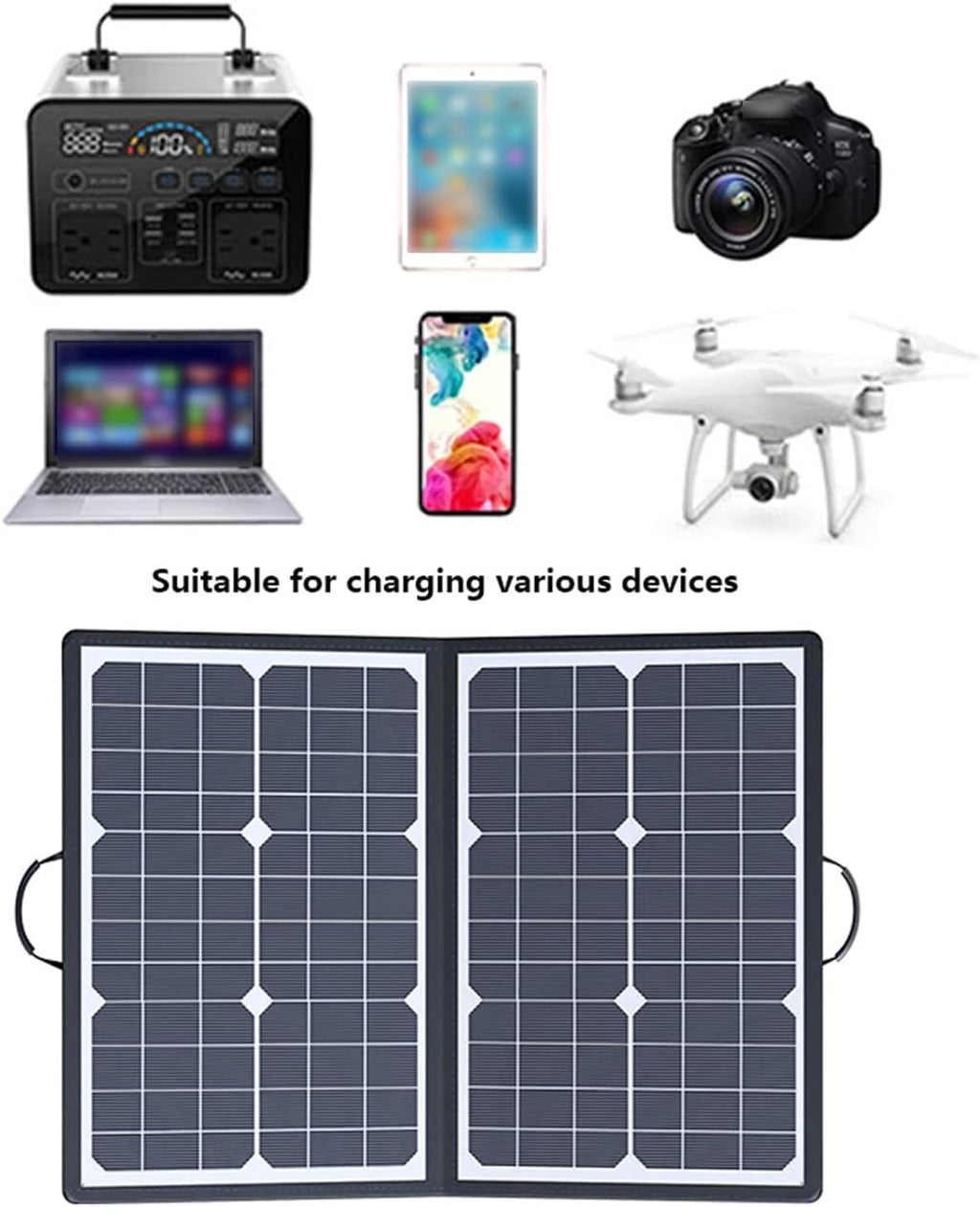 Siopsrl| SolaraX 1000W Foldable Solar Panel Kit – Portable Off-Grid Power with MPPT Charging